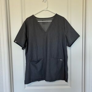 Figs Grey Casma Scrub Top Women’s Size XXL
